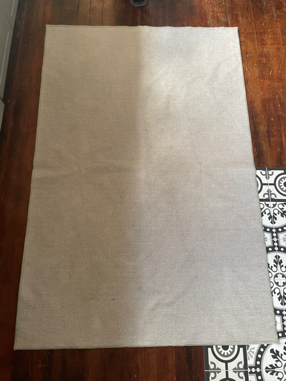 Ruggable (washable) light grey rug